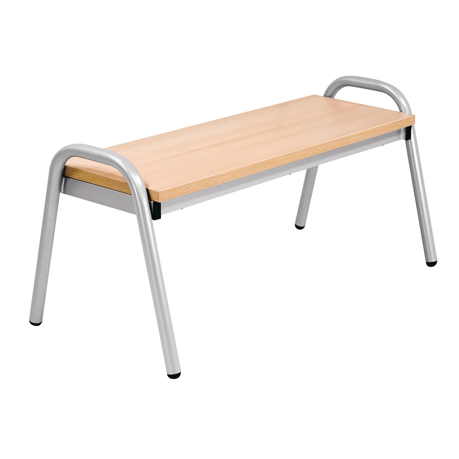 Banc d'école empilable - 5 hauteurs d'assise - Aluminium blanc thermolaqué - EWS.40_3