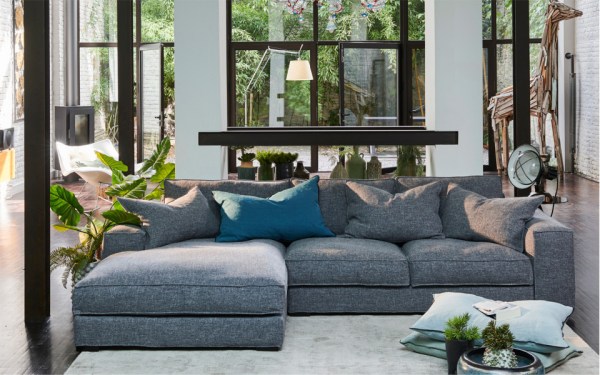 Canapé 4 places Chambord 243 cm - Home Spirit - Confort moelleux avec coussins en plumes_3