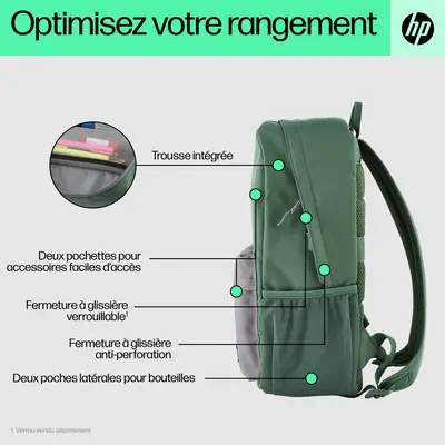 Sac à  dos HP Campus (vert)_3