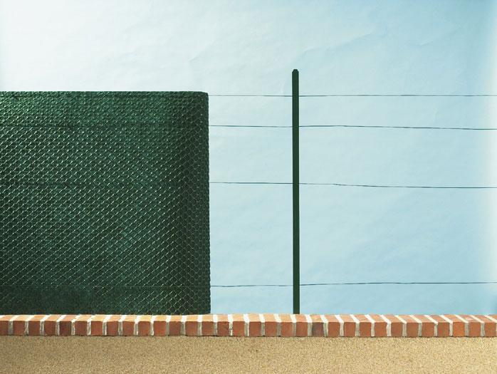 Brise-vue vert en maille plastique 100% occultant - 1 x 3 m - Tandem_3