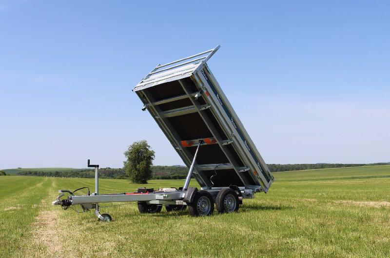 Remorque benne - 3,00 x 1,80m - 2600 kg électrique - debon pw2.4 tri-benne_3