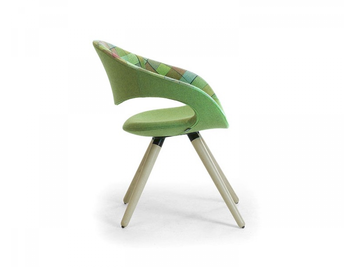 Fauteuil d'accueil polyvalent et confortable - SAMBA - Design italien contemporain et configurations variées_3