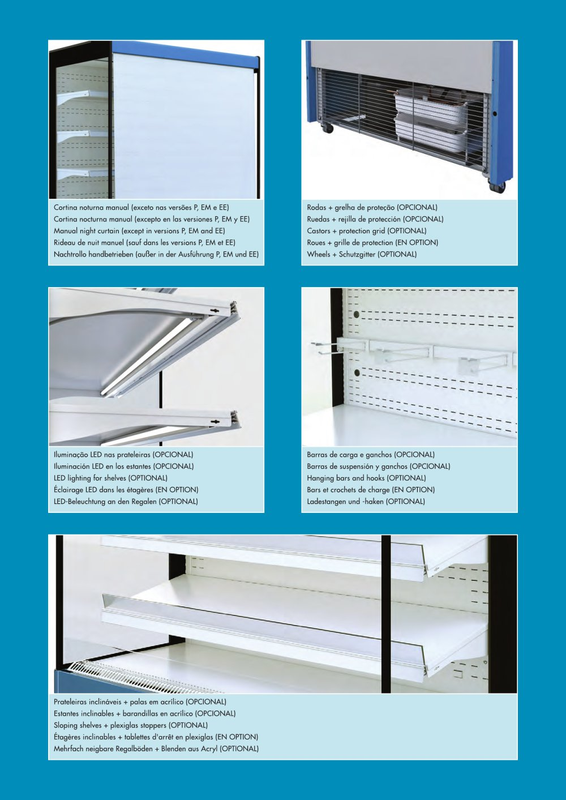 Vitrine murale ouverte réfrigérée compact tout inox Cronus 806 - 866x665x1920mm_3