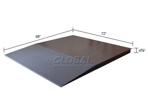 Wb985718 - Rampe d'accès pour conteneur en acier - Global Equipment Company Inc - capacité 15 000 lbs_3