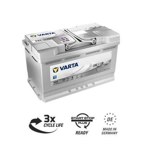 Batterie de démarrage Silver Dynamic AGM - Varta - 60 Ah à 80 Ah - Grille PowerFrame et système Start-Stop_3