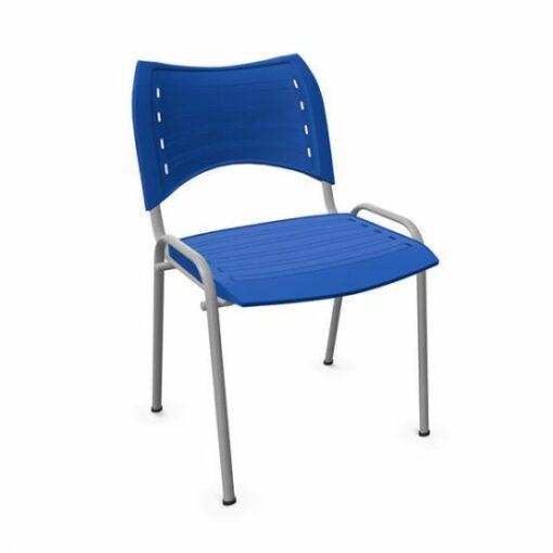 Chaise visiteur Elisa neuf - 4 pieds empilable, garantie 3 ans - Disponible en 4 couleurs : noir, gris, rouge, bleu_3