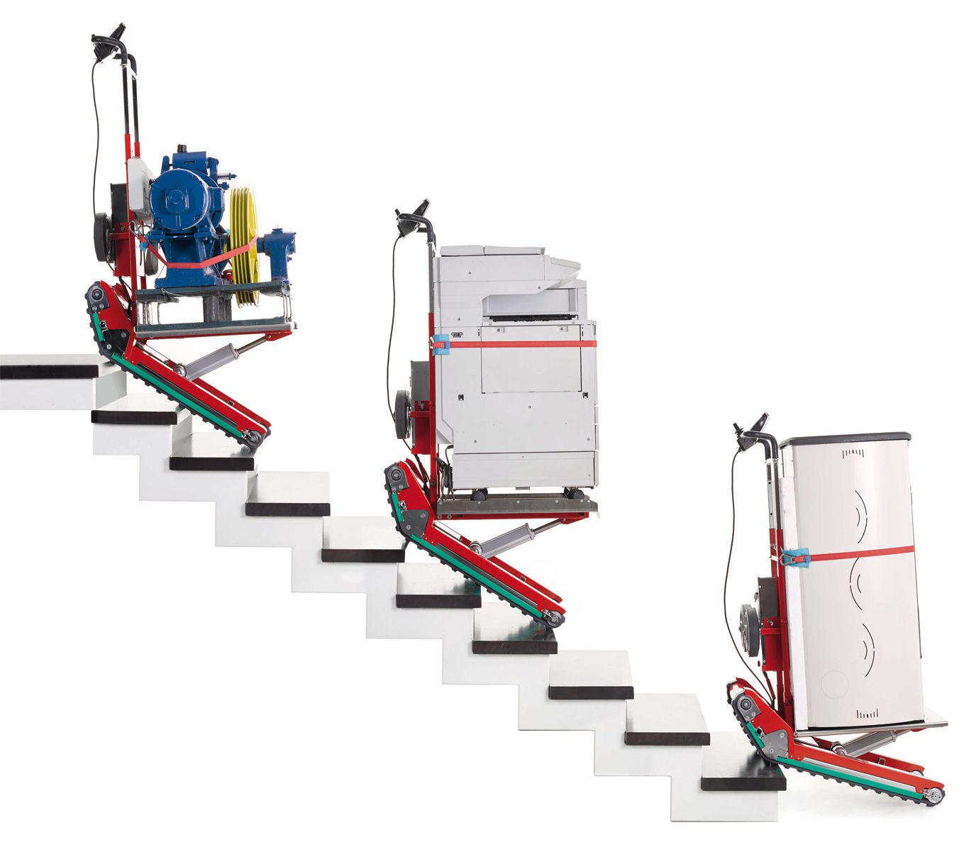 Diable Domino 300 optimisé pour port de charges en hauteur