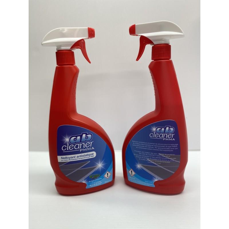 Spray AB Cleaner - Nettoyant pour vitres incolores, Plexiglas, Altuglas et surfaces PMMA_3