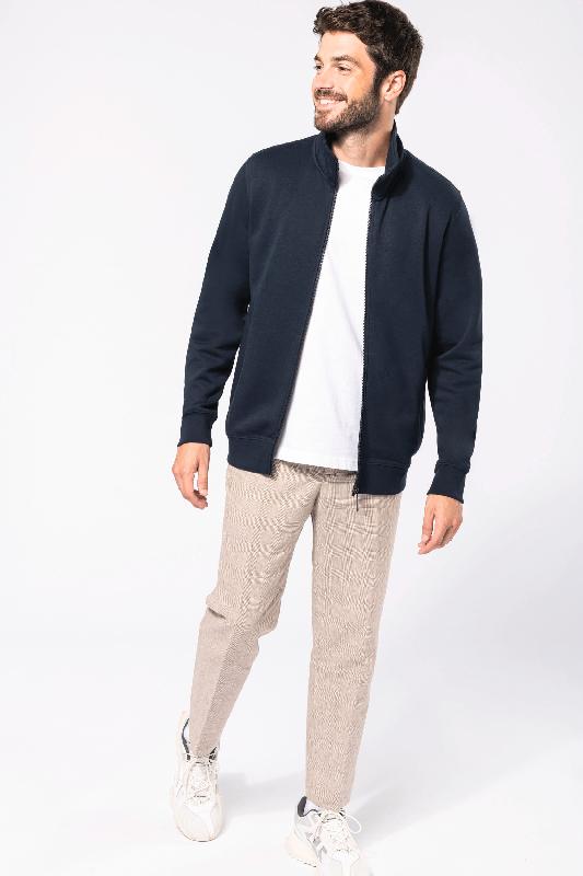 Veste molleton gratté homme - Kariban - Réf: K4010 - 80% coton, 20% polyester - Tailles 3XL et 4XL_3
