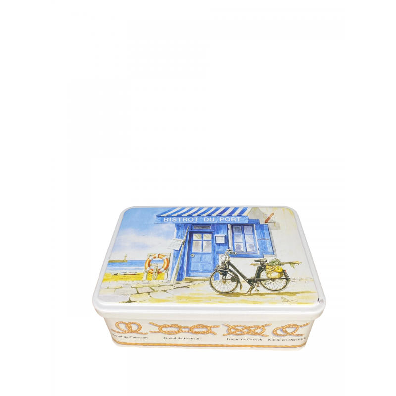 Boîte/coffret métal décor junior 'bistrot' - 190 x 125 x 72 mm - Made in France - BA000041_3