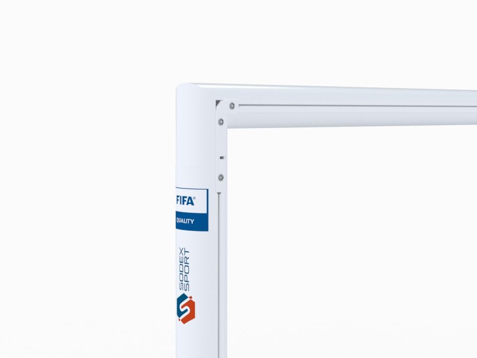 But de football à 11 certifié FIFA - Design sans crochet - Aluminium ovoïde 120x100mm - Pack premium_3