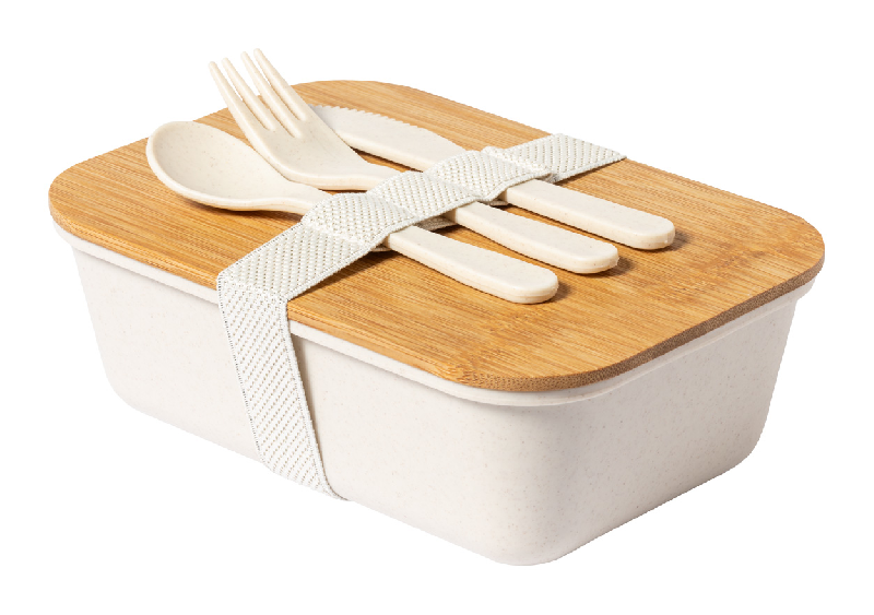 Sac isotherme en coton zippé - doublure aluminium - boîte lunch 1000 ml avec couvercle bambou et couverts inclus_3