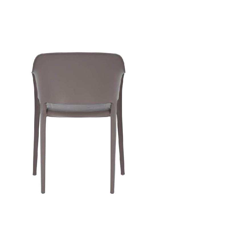Giethoorn - Chaise empilable en polypropylène gris moyen_3