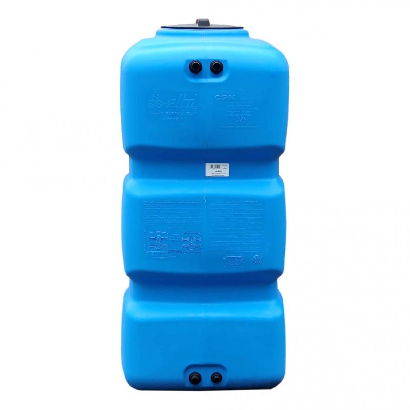 Cuve 800l Aérienne De Récupération D'eau - Réservoir Compact Bleu - Elbi Cpn800_3