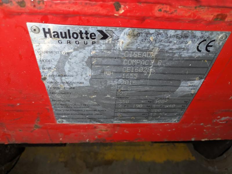 Nacelle ciseaux HAULOTTE compact 8 occasion_3