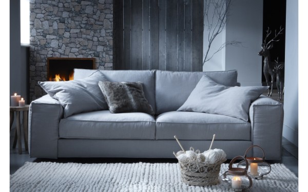 Canapé 3 places Chamonix 223 cm - Home Spirit - Confort moelleux et design élégant_3