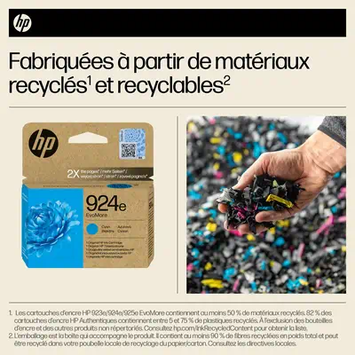 HP 924e Cartouche dencre authentique Cyan EvoMore_3