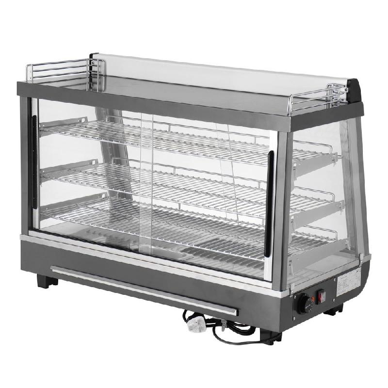 Vitrine chauffante portes avant et arriere Buffalo 136L | Buffalo - HW928_3