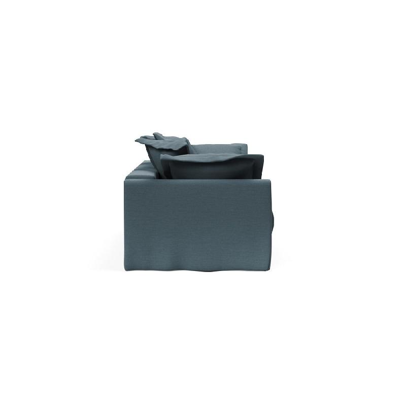 Canapé-lit design convertible Pascala 200x140 cm - Tissu Vivus Dusty Blue - Innovation Living_3