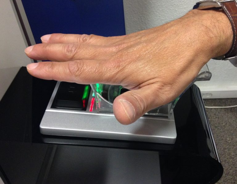 Lecteur biométrique VeinAccessII - Reconnaissance du réseau veineux de la paume - Contrôle d'accès sécurisé_3