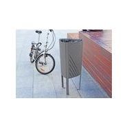 Poubelle publique Up60 - corbeille p77 - Novatilu - 77 litres - acier zingué - noir_3