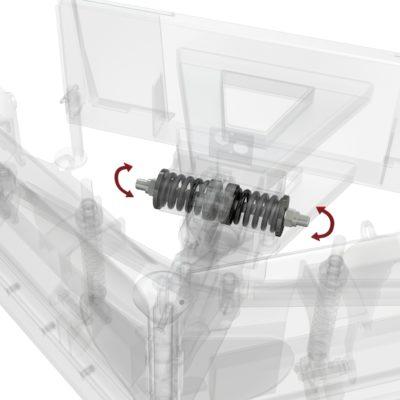 Charrue à soc VB - Système antichoc innovant - Inclinaison hydraulique ±35°_3