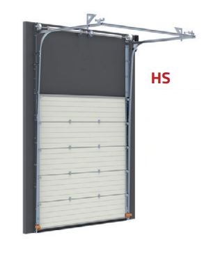 Porte sectionnelle anti-effraction sur mesure avec vitrages blindés intégrés - CR3-CR4 - FTMQ 0100 - Performances certifiées et design soigné_3