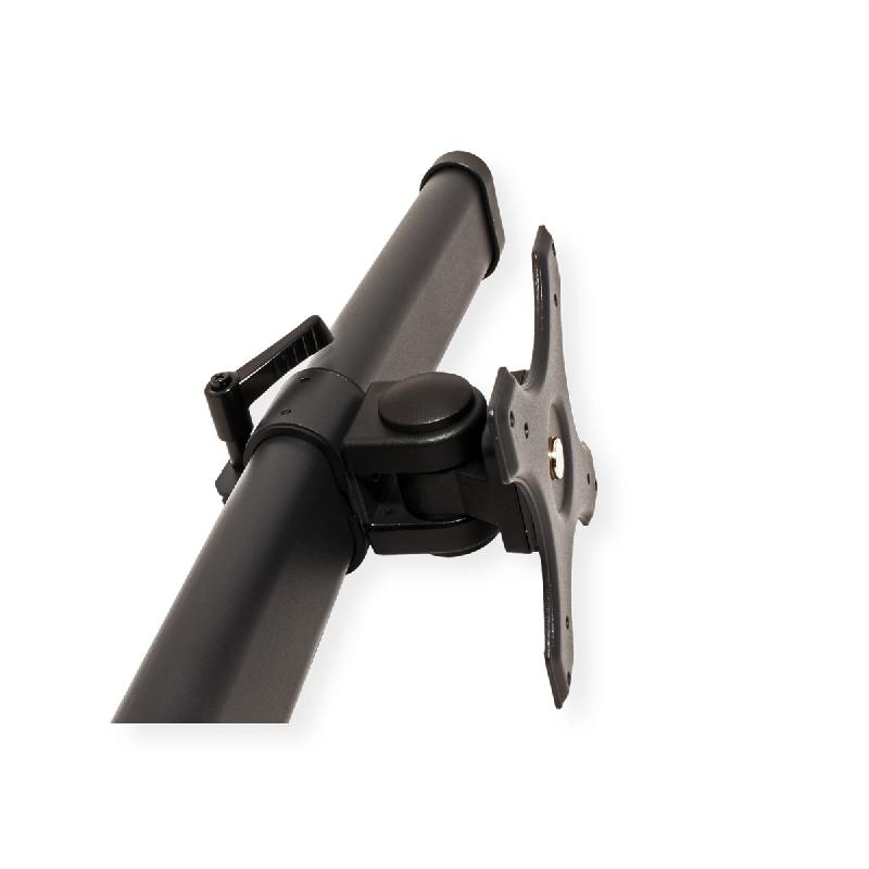 VALUE Bras pour LCD triple, noir, montage sur table_3