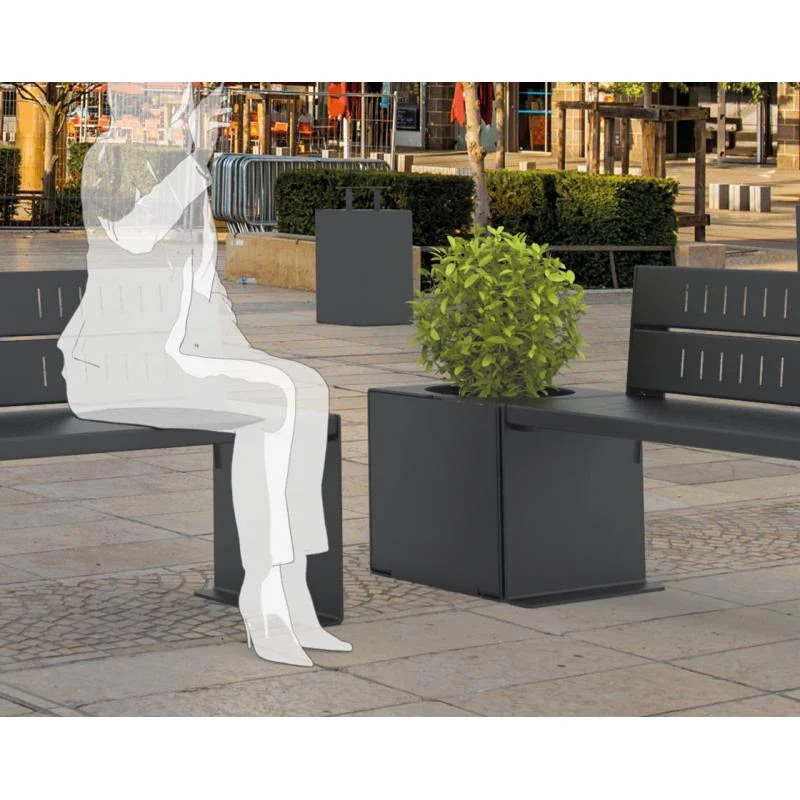 Bac à palmier KUB en acier_3