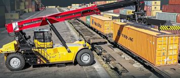 ReachStackers SANY pour un transbordement ultra rapide de la route aux rails -  Capacité de 45T - SRS4535G5-4540G5_3