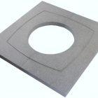 Entourage d'arbre en béton TV avec forme carrée - Ciment Blanc et gris - TV 120 120 x 120 x 8 cm - TV 160 160 x 160 x 8 cm_3