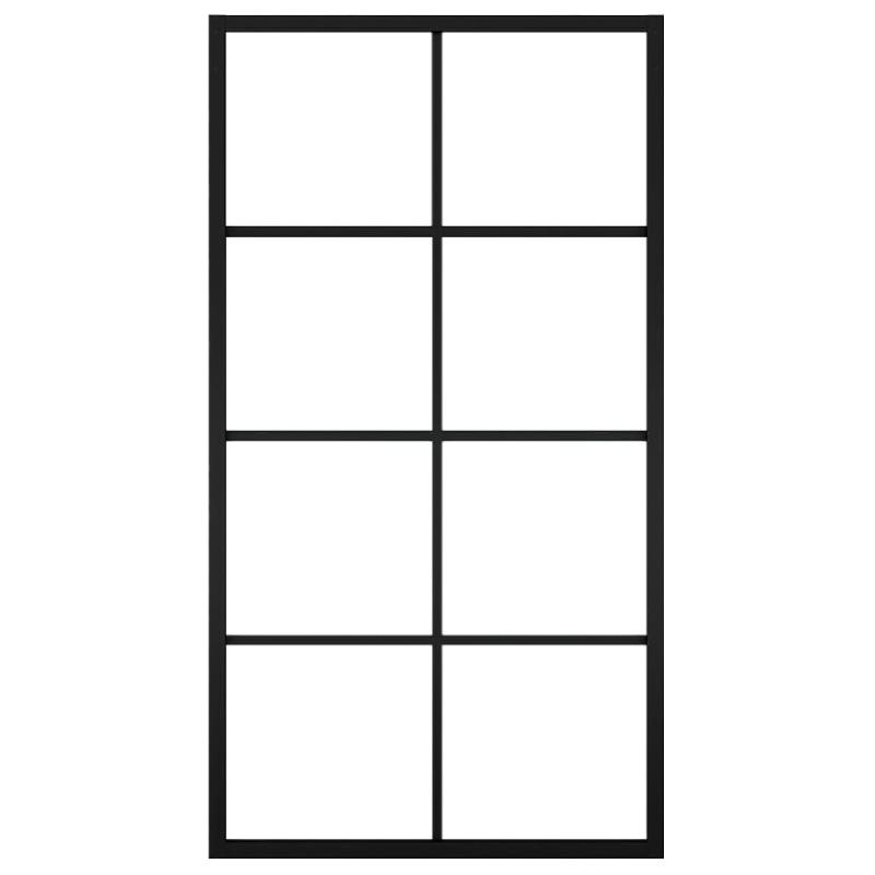 Vidaxl porte coulissante quincaillerie aluminium verre esg 102,5x205cm 3056802_3