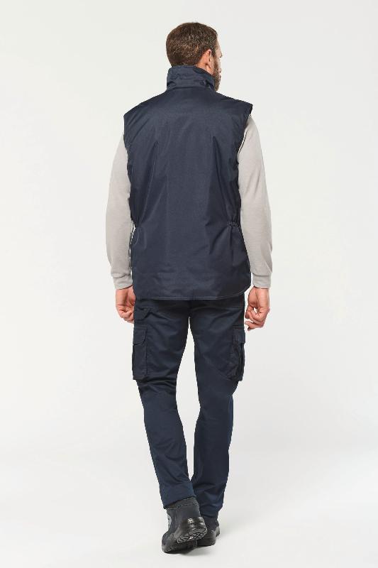 Worker bodywarmer homme - Réf: WK630 - 100% polyester, doublure matelassée, plusieurs tailles et couleurs_3