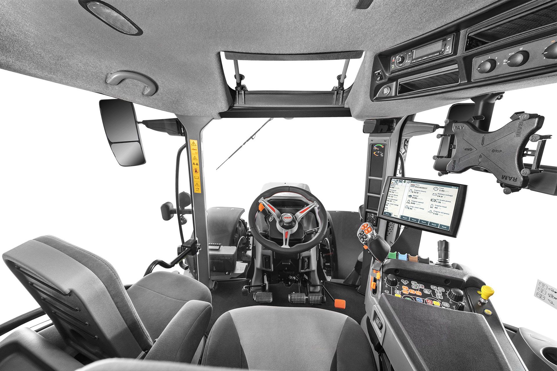 6185 - 6240 Absolut CVT Tracteur Agricole - Steyr - 185 à 240 ch - Transmission à variation continue et confort optimisé_3