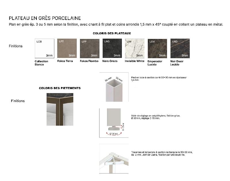 Table de réunion SIX - Officity - 180, Cuivre, Noir désir brillant_3