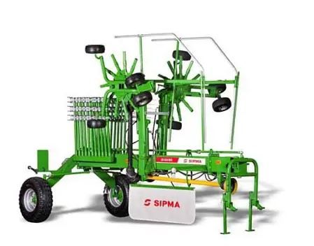 ZK 650 WIR - Andaineur agricole SIPMA - Largeur de travail 6,50 à 7,20 m - Transmission durable et pliage hydraulique_3