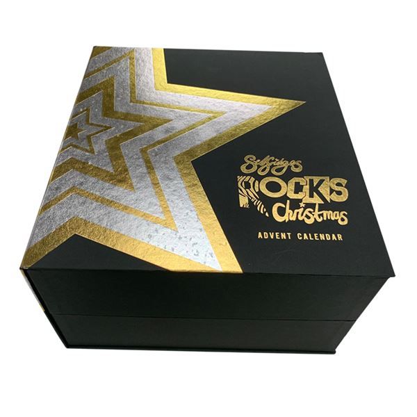 Coffret cadeau calendrier de l'Avent - 24 tiroirs numérotés - AM Packaging Company Limited - 280x310x170mm - Réutilisable et en carton épais_4