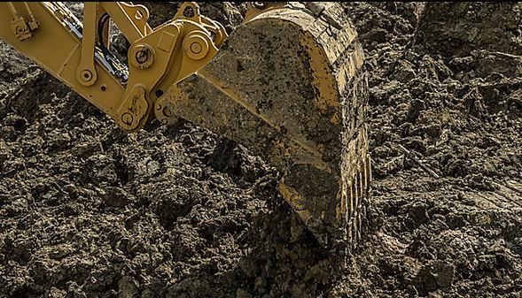 Godet d'excavation à usage normal avec lame de nivellement - caterpillar finance france - 650 mm (25,6 in) - poids 595 kg_3