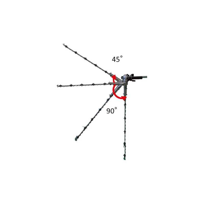 Taille-haies sur perche articulé long 1,0 ch 519 mm – ECHO – 3900 coups/min – hca-236es-lw_3