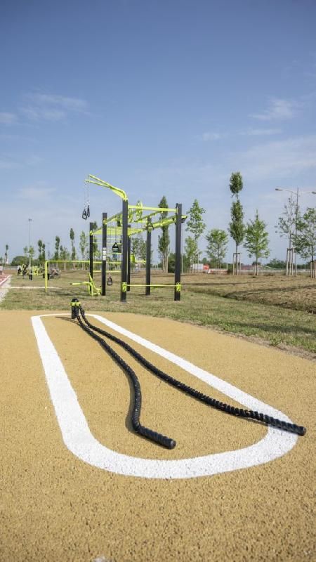 Battle Rope 9m pour Cross Training en plein air - Gamme Street Workout DAMAPRO_3