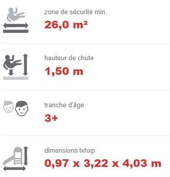 Toboggan avec jeux éducatifs pour aire de jeux - EN1176 - Référence BT11054 - acier inoxydable et matériaux HDPE/HPL_3