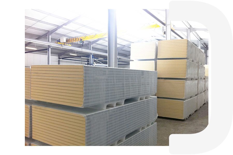 Panneau sandwich isotherme sur-mesure utilisé pour l'isolation des sols, des parois/cloisons et des plafonds - PIR - COLDKIT PORTISO_3