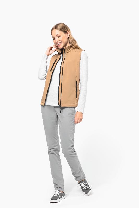 Bodywarmer softshell femme - Réf: K404 - Kariban - Tissu respirant et imperméable_3