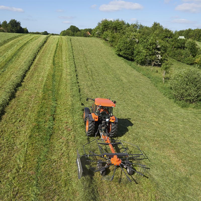 Ra1032 - andaineur monorotor compact - kubota - 3,20 à 4,70 m_3