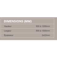 Caillebotis - lames de terrasses FP BOIS - largeur 500 à 1000 mm - pin maritime rainuré et chanfreiné_3