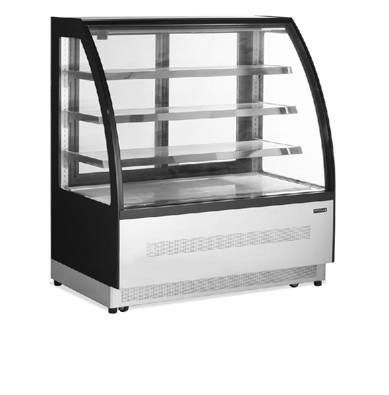 Comptoirs réfrigérés - gamme LPD-C - vitre double incurvée - façade anti-buée - froid ventilé_3