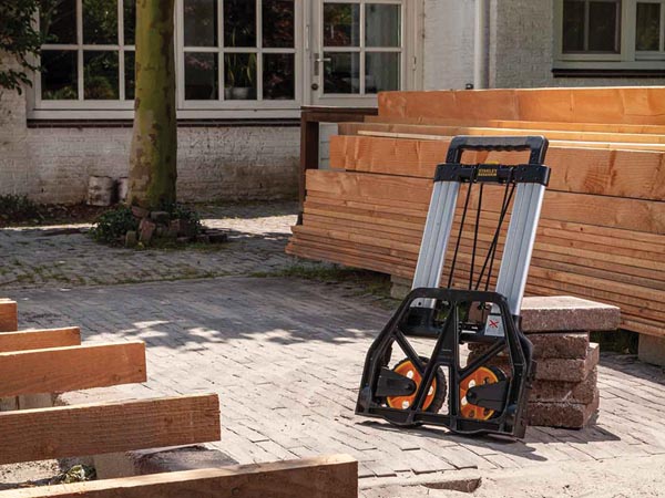 Diable de manutention en aluminium jusqu'à 125 kg - roues repliables - 3123/2VE_3