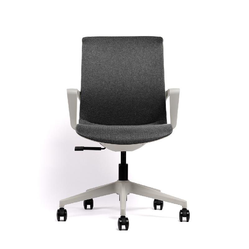 Fauteuil de Bureau Izao : Design Contemporain et Ergonomie Intuitive - River gris_3