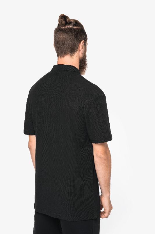 Polo écoresponsable maille gaufrée homme - NS205 - coton biologique et modal TENCEL_3