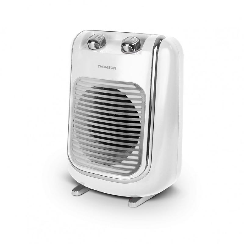 Radiateur soufflant céramique mobile électrique THOMSON Fifty - 2000W - Utilisation salle de bain - 2 vitesses de chauffe_3